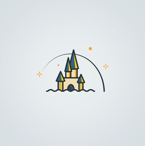 Disney Castle Doodle, Disneyland Icon, Disneyland Doodles, Castle Doodle, Disneyland Logo, Resin Logo, Castle Logo, Doodle Human, Disney+ Icon