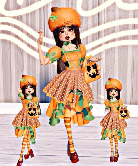 Dress To Impress Logo Halloween, Pumpkin Patch Outfit Dress To Impress, Dti Pumpkin Patch Outfit Ideas, Pumpkin Dress To Impress, Dress To Impress Pumpkin Patch, Pumpkin Patch Dress To Impress, Pumpkin Patch Halloween, Pumpkin Show, Pumpkin Dress