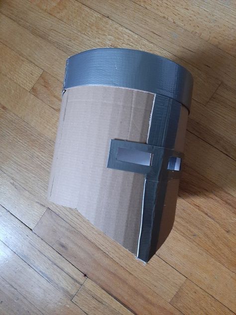 Cardboard Knight Armor Template, Diy Knights Helmet, Knight Helmet Template, Cardboard Armor Diy Templates, Diy Knight Helmet Cardboard, Bucket Helmet Knight, Cardboard Knight Helmet, Cardboard Knight, Cardboard Helmet