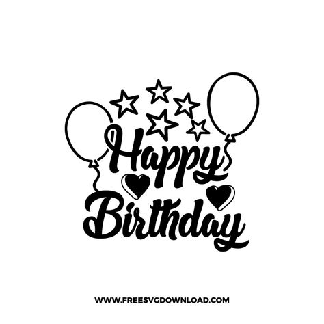 Happy Birthday Labels Printables Free, Birthday Svg Files Free, Happy Birthday Svg Free, Happy Birthday Cricut, Candle Svg, Cricut Birthday Cards, Happy Birthday Font, Happy Birthday Svg, Cricut Birthday