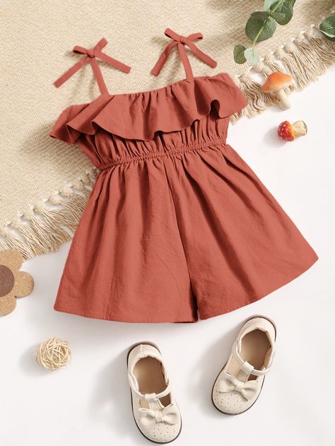 Trendy Kids Clothes, Boho Dresses Baby, Baby Girl Style Summer, Baby Girl Summer Outfits, Summer Baby Clothes Girl, Shein Baby Girls Outfits, Baby Girl Romper Outfit, Baby Girl Fashion Summer, Baby Robes