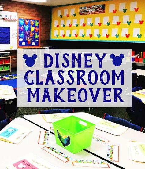 Disney Classroom Decorations, Disney Classroom Decor, Mickey Classroom, Future Educator, Mickey Mouse Classroom, Disney Themed Classroom, Elementary Classroom Themes, Decor Makeover, Disney Room