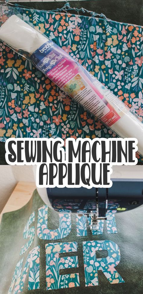 Sewing Words On Fabric, Applique Stitches Machine, How To Make Fabric Appliques, Applique Sewing Machine, How To Monogram With Sewing Machine, Types Of Applique, How To Make An Applique Patch, Embroider With Sewing Machine, How To Make An Applique