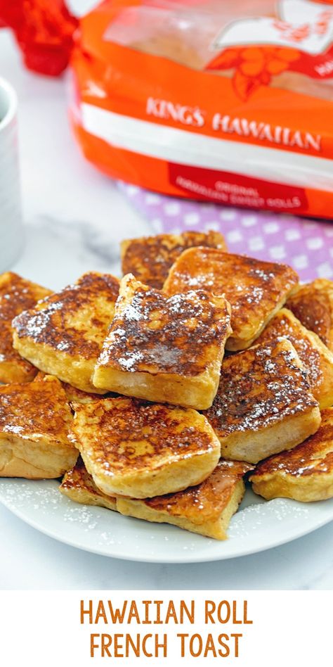 Hawaiian Roll French Toast French Toast Bites Recipe, Recipes French Toast, Hawaiian Roll French Toast, French Toast Bites, Recipes French, Hawaiian Roll, Make French Toast, Hawaiian Rolls, French Toast Recipe