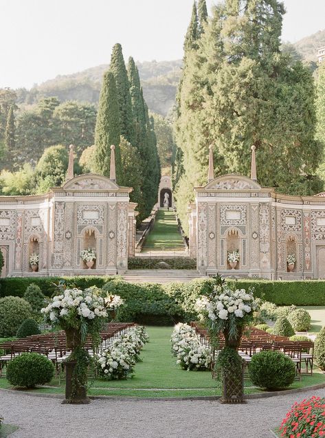 Lake Como Villas, Gene Autry, Kt Merry, Wedding Arbors, Como Wedding, Lake Como Wedding, Tuscan Wedding, Dream Wedding Venues, Lake Como Italy