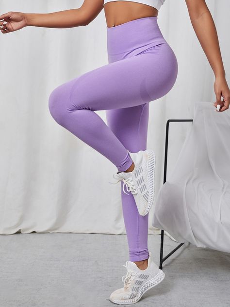 Home Exercises, Purple Leggings, Violet Purple, Women Sports, Sports Leggings, Active Wear For Women, Women's Leggings, At Home Workouts, Active Wear