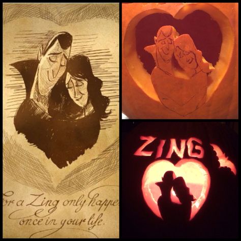 "For a Zing only happens once in your life." Hotel Transylvania. This years pumpkin carving! Hotel Transylvania Pumpkin Carving, Hotel Transylvania Tattoo, Zing Hotel Transylvania, Transylvania Dracula, Dracula Hotel Transylvania, Funny Pumpkin Carvings, Holiday Crafts Decorations, Pumpkin Carving Patterns, Iphone Wallpaper Sky