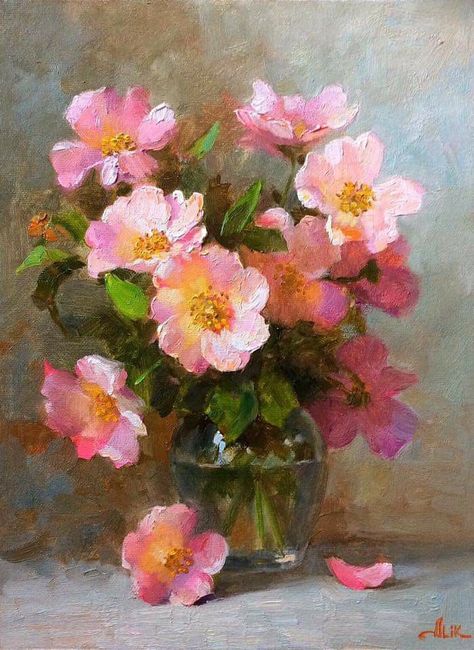 Oil Painting Flowers Realistic, Sketches Geometric, Oil Paint Flowers, Sketches Line Art, Oil Flower Painting, Flowers Bouquet Painting, Garden Sketches, Sketch Rose, Rose Line Art