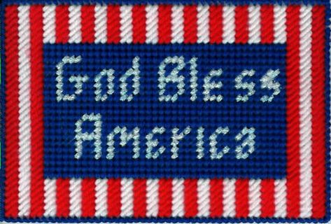 Plastic Canvas Flags, Flag Cross Stitch, Military Force, Canvas Coasters, Patriotic Sign, Plastic Canvas Coasters, Canvas Wall Hanging, Plastic Canvas Patterns Free, Patriotic Holidays