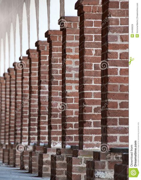 brick pillars | Brick columns Brick Pillars, Brick Columns, Brickwork, Red Bricks, Architecture Building, Stock Images Free, Royalty, Royalty Free, Stock Images