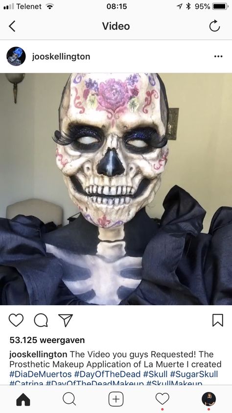 Skull Prosthetic Makeup, Face Prosthetics, Styrofoam Head, Prosthetic Makeup, Skeletal, Makeup Application, Dia De Muertos, Sugar Skull, Project Ideas