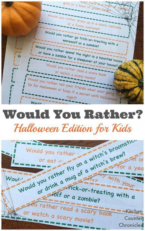 Halloween With Kids, Free Halloween Games, Kids Halloween Activity, Halloween Questions, Diy Halloween Party, Questions For Kids, Halloween Decor Diy, Printable Games For Kids, Game To Play