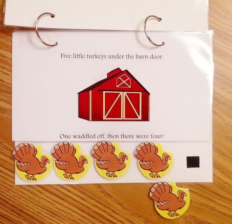 5 Little Turkeys, Five Little Turkeys, Speech Therapy Thanksgiving, Thanksgiving Speech, Adaptive Books, Thanksgiving School, November Activities, Fall Lessons, Slp Ideas