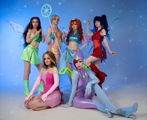 Winx Cosplay, Group Cosplay, Fairy Witch, Fairy Photoshoot, Halloween Coustumes, Klub Winx, Couples Halloween Outfits, Cosplay Cute, Costume Inspo