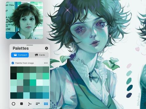 Soft Rendering Art, Character Design Wallpaper, Silly Art, Comic Ideas, I Love Her So Much, Alice Cullen, Color Palette Challenge, Love Her So Much, Paint Code