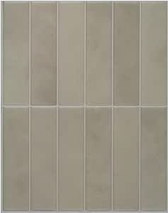 SMART TILES Peel and Stick Backsplash - 5 Sheets of 11.87" x 9" - 3D Adhesive Peel and Stick Tile Backsplash for Kitchen, Bathroom, Wall Tile Grey Peel And Stick Backsplash, Backsplash Ideas Peel And Stick, Gray Peel And Stick Backsplash, Peel And Stick Tile Backsplash Rv, Sage Green Peel And Stick Backsplash, Kitchen Backsplash Ideas Brown Cabinets Peel And Stick, Peel And Stick Tile Backsplash Pink, Kitchen Backsplash Peel And Stick, Peel And Stick Tile Backsplash