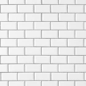 Bright White Ice Beveled Ceramic Wall Tile Beveled Subway Tile, Decorative Backsplash, White Wall Tiles, Polished Porcelain Tiles, White Subway Tile, Tile Installation, Ceramic Wall Tiles, White Tiles, Fireplace Surrounds