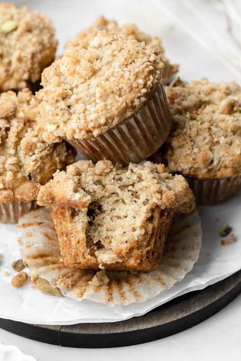 One Banana Eggless Banana Muffins Small Batch Muffins, Eggless Banana Muffins, Eggless Muffins, Banana Cinnamon Muffins, Banana Oatmeal Muffins, Banana Nut Muffins, Spice Muffins, Nut Free Recipes, Banana Bread Muffins