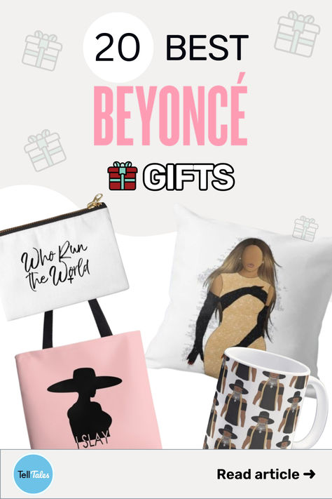 From Renaissance World Tour merch to books that’ll inspire you to be like the star everyday, our Beyoncé gift ideas are superb choices for Christmas, birthdays, anniversaries, and other special occasions. Beyonce Gift Ideas, Beyonce Flawless, Pop Culture Gifts, Themed Gift Baskets, Who Runs The World, Tour Merch, Cherished Memories, World Tour, The Star