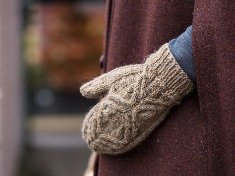 Aoibhinn Mitten Kit | Wool & Honey Artichoke French, Mittens Knitting Pattern, Mittens Knitting, Aran Weight Yarn, Fingerless Gloves Knitted, Mittens Pattern, Knit Alpaca, Fingerless Mittens, Knit Picks