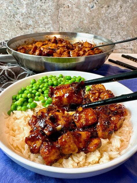 Teriyaki Chili Crisp Chicken Chili Crisp Chicken, Crisp Chicken, Chicken Crisps, Brown Chicken, Chili Crisp, Asian Stir Fry, Celebrity Chef, Crisp Recipe, Teriyaki Sauce