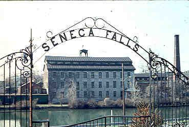 Seneca Falls, NY - site of the Seneca Falls Convention held in 1848, the first meeting to advocate women's rights Seneca Falls Convention, Seneca Falls, It’s A Wonderful Life, Women's Suffrage, Summer Field, Erie Canal, History Project, Dream Place, First Meeting