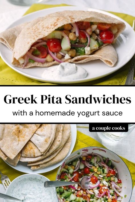 Pita Bread Dinner Ideas, Recipe With Pita Bread, Summer Dinner Recipes Vegetarian, Pita Pocket Recipes Lunches, Bread Dinner Ideas, Lunch Ideas Summer, Feta Sandwich, Delicious Wraps, Pita Pocket Recipes