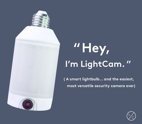 Easily installs in any socket (even apartments) - no wiring, no fees, and you control who sees what! | Check out 'LightCam: Smart Lightbulb & Security Camera' on Indiegogo. Smart Home Dashboard, Apartment Security, Smart Products, Learning Projects, Security Alarm, Home Safety, Alarm System, Home Automation, Security System