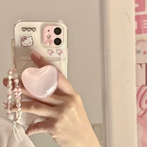 Transparent Heart, Pretty Pink Princess, Pretty Iphone Cases, Pretty Phone Cases, Pink Phone Cases, Aesthetic Phone Case, Pink Iphone, Cute Cases, Cute Phone Cases