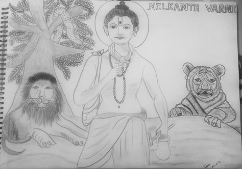 #art #artist #artwork #arts #sketch_daily #sketching #sketches #sketchbook#sketchers #sketchofSwaminarayan #nilkanth varni #draw #drawingsketch Nilkanth Varni Sketch, Staedtler Pencil, Swaminarayan Bhagwan, Bhagwan Swaminarayan, Drawing Pencil, Pencil Sketch, Pencil Drawings, Pencil, Male Sketch