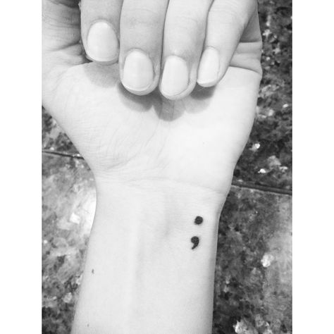 Colon Tattoo, Semi Colon, Semicolon Tattoo, The Sentence, Diy Tattoo, Small Tattoo, Skin Art, Piercing Tattoo, First Tattoo