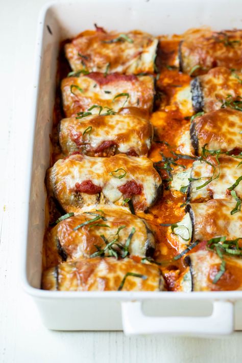 Eggplant Lasagna Rolls, Egg Plant Roll Ups, Eggplant Ricotta Roll Ups, Eggplant Parmesan Roll Ups, Eggplant Rolls Recipes, Eggplant Roll Ups, Eggplant Parmesan Easy, Eggplant Roasted, Eggplant Parmesan Recipe