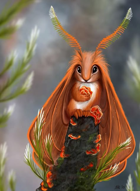 Mystical Animals, Mythical Animal, Fantasy Creature, Fantasy Animals, Cute Fantasy Creatures, Fantasy Beasts, Creature Drawings, Forest Creatures, Fantasy Creatures Art