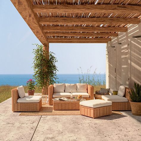 Ideas Hogar, Furniture Sets, Outdoor Furniture Sets, Merlin, Leroy Merlin, Pergola, Porch, Flash, Outdoor Structures