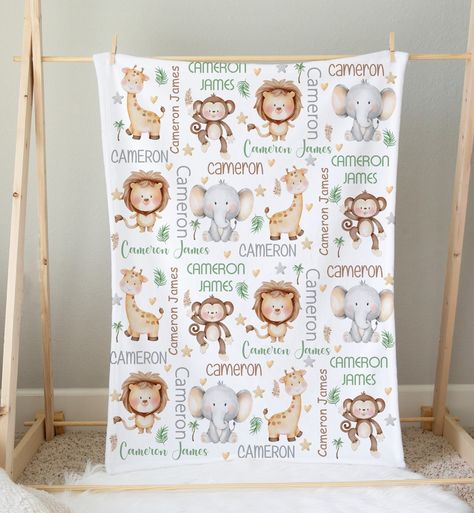 September Baby Showers, Safari Baby Blanket, Safari Baby Boy, Sherpa Baby Blanket, Baby Boy Blanket, Boy Blanket, Custom Baby Blanket, Animal Blanket, Personalized Baby Boy