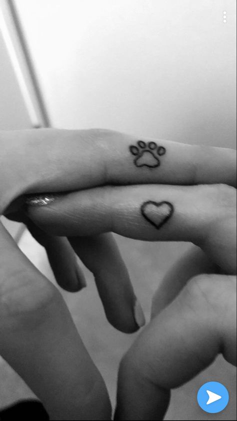 Paw Print Tattoo Finger, Heart Tattoo Ankle, Tattoo On Finger, Heart Tattoo On Finger, Tattoo Ankle, Tattoo Finger, Finger Tattoos, Heart Tattoo, Tattoo On