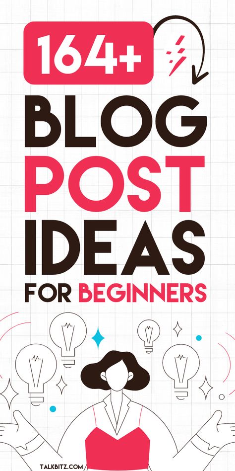 In this blog post, you'll find over 180 blog post ideas perfect for beginners in 2024! Whether you're new to blogging or just looking for inspiration, these ideas will spark your creativity and help you build a successful blog. Ready to get inspired? Read the full blog post to explore all the ideas! #BloggingTips #ContentIdeas #BeginnerBlogger Blog Article Ideas, Blog Ideas For Beginners, Blogging For Beginners Ideas, Blog Post, Blogging Ideas, Personal Blog Post Ideas, Blog Post Ideas For Beginners, Christian Blog Post Ideas, Topics For Blog Writing