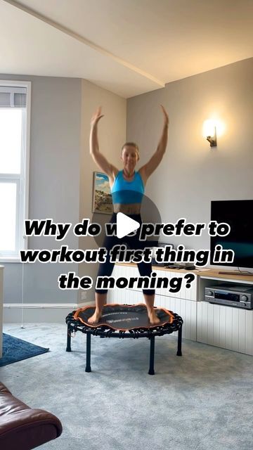 Rebounding & Trampoline Fitness Instructor on Instagram: "Is there a better time to workout?  Not necessarily but we have definitely decided that the mornings work for us. Here are just a few reasons why.    #sanfranfitness #morningworkout #morningroutine #morningexercise #digestivehealth #lymphatichealth #rebounding #trampolinefitness #minitrampolineworkout #jumpingfitness  #lymphaticcleanse #reboundfithq" Rebounder Before And After, Rebounding Before And After, Rebounding Trampoline, Rebounding Benefits, Trampoline Fitness, Mini Trampoline Workout, Rebounder Trampoline, Rebounder Workouts, Trampoline Workout