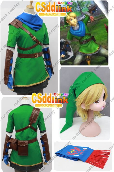 Link cosplay costume, Legend of Zelda Link Zelda Costume, Legend Of Zelda Hyrule Warriors, Hyrule Warriors Link, Zelda Costume, Zelda Hyrule Warriors, Link Costume, Link Halloween, Link Cosplay, Zelda Cosplay