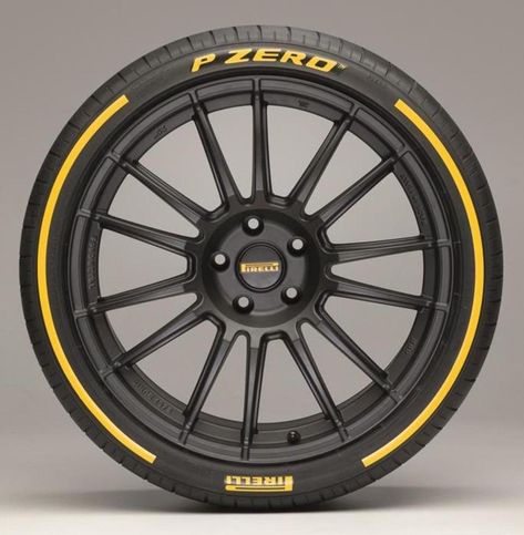 Pirelli releases their P Zero in a variety of colors. Custom Wheels Cars, Pirelli Tires, Grey Car, Automotive Artwork, Wheel Design, Rims And Tires, Rims For Cars, Car Design Sketch, Best Luxury Cars