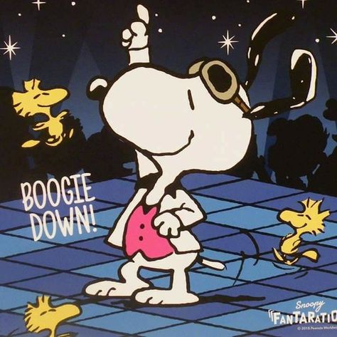 Boogie Down! Snoopy Music, Snoopy Dance, Peanut Gallery, Woodstock Peanuts, Snoopy Dog, Snoopy Funny, Flying Ace, Snoopy Quotes, Snoopy Pictures