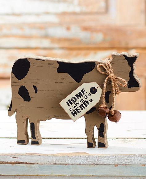 Cow Farmhouse Fall Decor Diy, Farm Animals Pictures, Cow Kitchen Decor, Cow Kitchen, Block Signs, Wood Craft Patterns, Kitchen Design Pictures, The Barnyard, Farmhouse Crafts