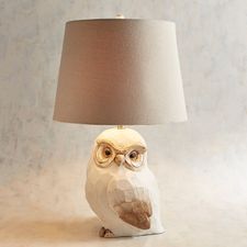 Best Desk Lamp, Owl Lamp, Origami Lamp, Perfect Living Room, Retro Lamp, Pier One, Room Lamp, Indoor Patio Furniture, Wood Lamps