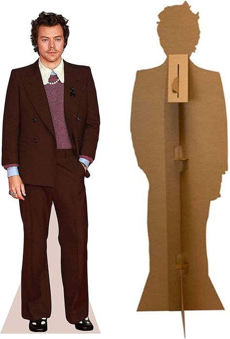 Harry Styles LIFESIZE Cardboard Standup Standee Cutout Poster Figure | Perfect to Display at Parties, Events, or in Your Room | 6' Tall Harry Styles Cardboard Cutout, Cutout Poster, Cardboard Standee, Life Size Cardboard Cutout, Cardboard Standup, Up Poster, Life Size Cutouts, Harry Styles Poster, Prom Theme