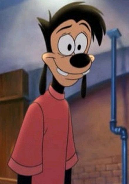 I LOVE HIS SAMILE <3 Max Goof, Goofy Movie, Cartoon Character, Disney, Red, Hair, Black