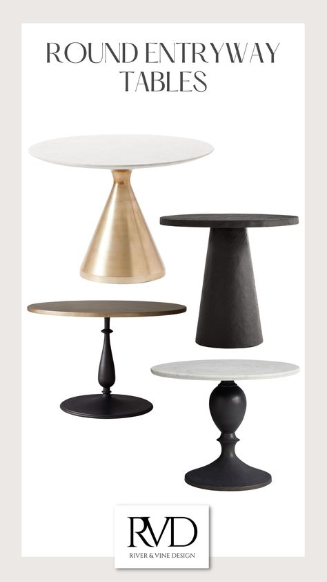 Round pedestal entryway tables . #shopltk, #shopltkhome, #shoprvd, #entrytable, #roundentrytable, #pedestaltable Large Round Entry Table, Black Round Entry Table, Foyer With Round Table Entry Ways, Small Round Entryway Table, Round Entry Tables, Circular Entry Table, Entry Way Round Table, Foyer With Round Table, Entryway Round Table Decor