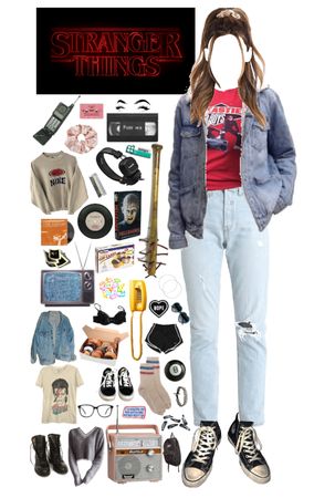 Stranger Things Inspired Outfit | ShopLook Stranger Things Outfit Ideas 80s, Stranger Things Outfit Ideas, Outfit Ideas 80s, Stranger Things Style, 80s Inspired Outfits, Outfit Ideas For School, Stranger Things Outfit, Teenage Outfits, 80’s Fashion