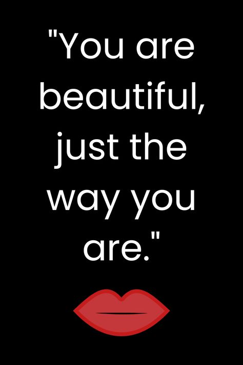 You are beautiful, just the way you are! Be inspired this quote but make sure to check out more content from us! Beauty Quote, Name Quotes, Unique Beauty Products, Beauty Quotes, The Way You Are, You Are Beautiful, Just The Way, Be Inspired, Make Sure