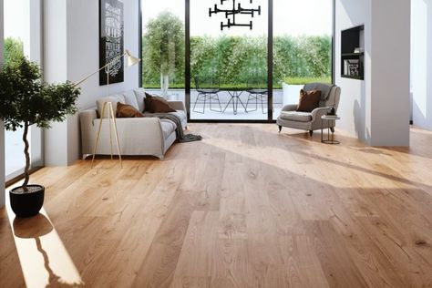 Hardwood Floor Myths - Terra Mater Floors Floating Floorboards, Natural Oak Flooring, Engineered Timber Flooring, Beautiful Flooring, Oak Flooring, Tile Inspiration, Timber Flooring, French Oak, House Flooring