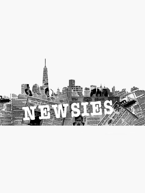 Newsies Stickers, Newsies Jr, Pinterest Shuffle, Dear Evan Hansen Musical, King Of New York, High School Musical Cast, Theatre Geek, Kids Theater, Summer Reading Program